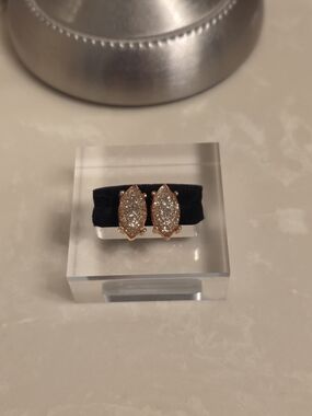 Rose Gold Marquise Crystal Stud Earrings - Women Jewelry